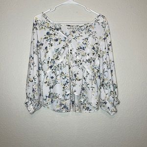 Abercrombie & Fitch tie-front baby doll top